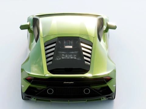 Lamborgini Huracan EVO 2019 3D Model