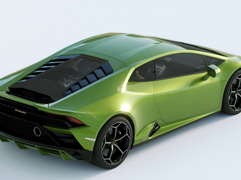 Lamborgini Huracan EVO 2019 3D Model