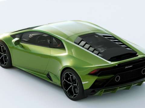 Lamborgini Huracan EVO 2019 3D Model