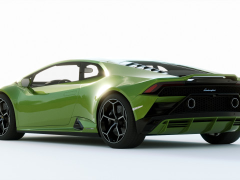 Lamborgini Huracan EVO 2019 3D Model