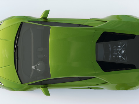 Lamborgini Huracan EVO 2019 3D Model