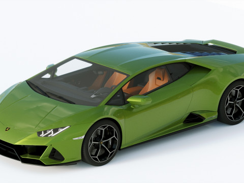 Lamborgini Huracan EVO 2019 3D Model