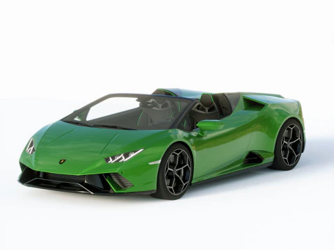 Lamborghini Hurac&aacute;n EVO Spyder 2019 Modelo 3D