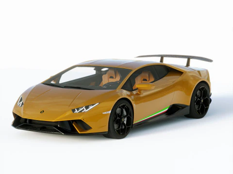 Lamborghini Hurac&aacute;n Performante 2018 Modelo 3D