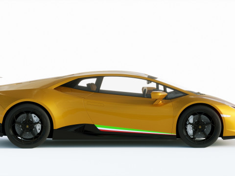 Lamborgini Hurcan Performante 2018 3D Model