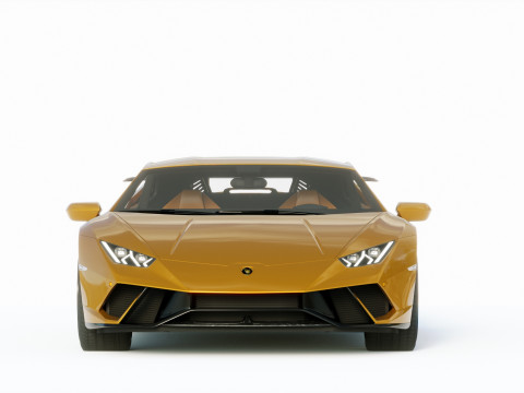 Lamborgini Hurcan Performante 2018 3D Model
