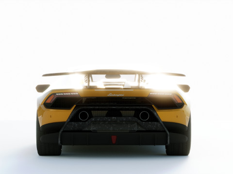 Lamborgini Hurcan Performante 2018 3D Model