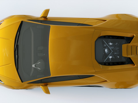Lamborgini Hurcan Performante 2018 3D Model