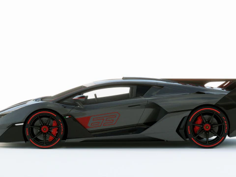 Lamborgini SC18 2019 3D Model