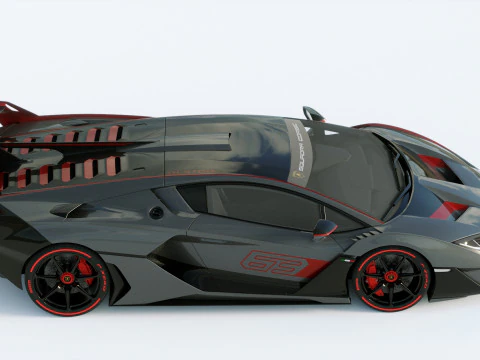 Lamborgini SC18 2019 3D Model