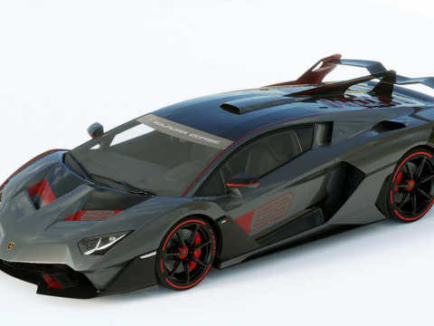 Lamborgini SC18 2019 3D Model