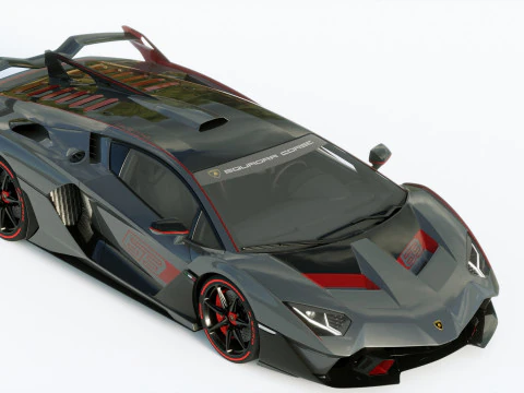 Lamborgini SC18 2019 3D Model