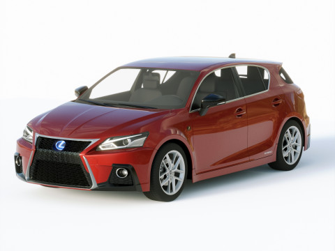 Lexus CT 200h 2020 3D Model