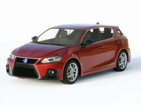 Lexus CT 200h 2020 3D Model