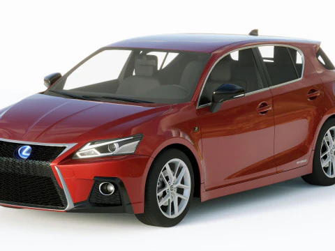 Lexus CT 200h 2020 3D Model