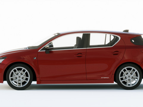 Lexus CT200h 2020 Modello 3D