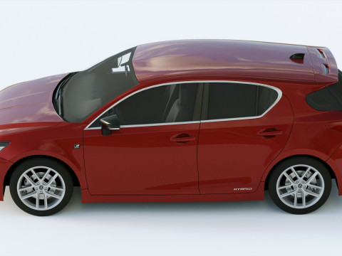 Lexus CT200h 2020 Modello 3D