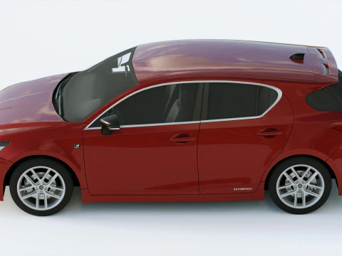 Lexus CT 200h 2020 3D Model