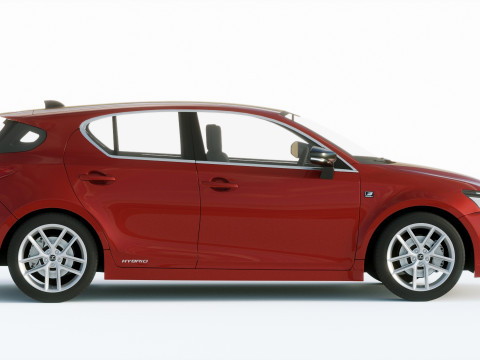 Lexus CT200h 2020 Modello 3D