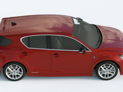 Lexus CT200h 2020 Modello 3D