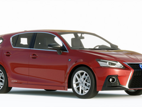 Lexus CT200h 2020 Modello 3D
