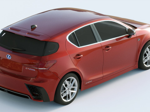 Lexus CT200h 2020 Modello 3D