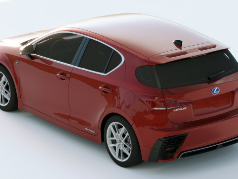 Lexus CT200h 2020 Modello 3D