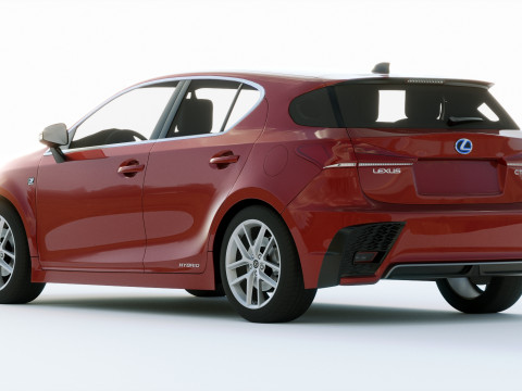 Lexus CT200h 2020 Modello 3D