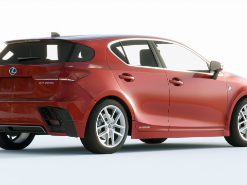 Lexus CT200h 2020 Modello 3D