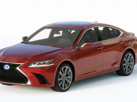 Lexus ES 2019 3D Model