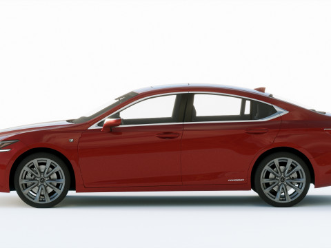 Lexus ES 2019 3D Model
