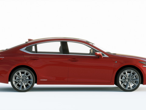 Lexus ES 2019 3D Model