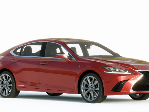 Lexus ES 2019 3D Model