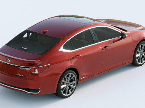 Lexus ES 2019 3D Model