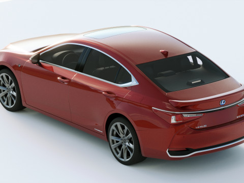 Lexus ES 2019 3D Model