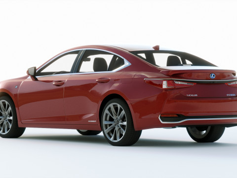 Lexus ES 2019 3D Model