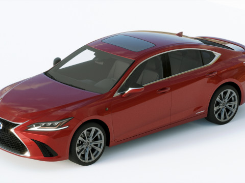 Lexus ES 2019 3D Model