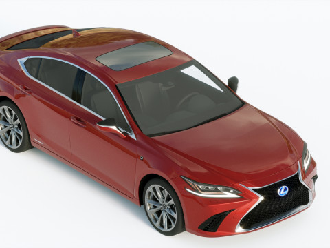 Lexus ES 2019 3D Model