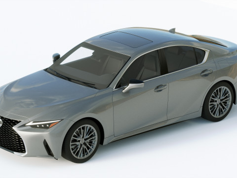 Lexus IS 2021 3D Model