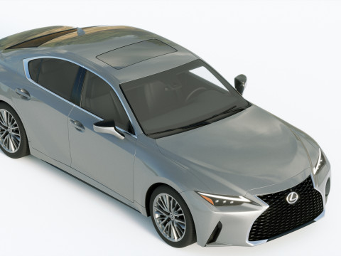 Lexus IS 2021 3D Model