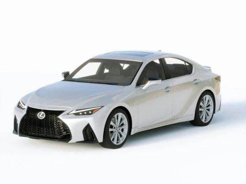 Lexus IS F Sport 2021 3D Model