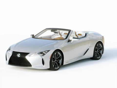Lexus LC 500 Convertible 2021 3D Model