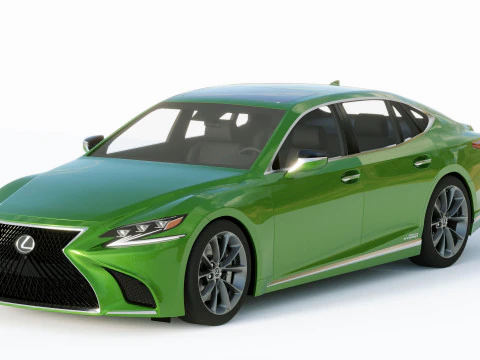 Lexus LS500H 2019 3D Model