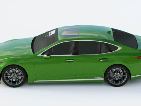 Lexus LS500H 2019 3D Model