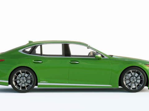Lexus LS500H 2019 3D Model