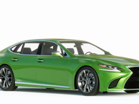 Lexus LS500H 2019 3D Model