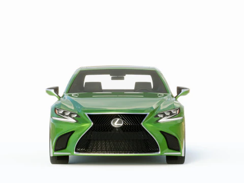 Lexus LS500H 2019 3D Model