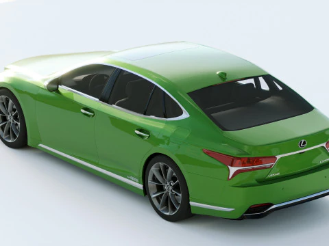 Lexus LS500H 2019 3D Model
