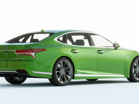 Lexus LS500H 2019 3D Model
