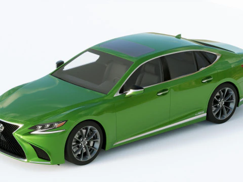 Lexus LS500H 2019 3D Model